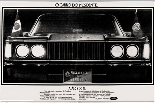 Considerado o “carro dos presidentes”, o Ford Landau, no final dos anos 80, deixou por várias vezes o então presidente José Sarney a pé.